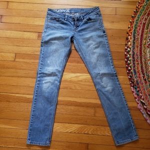Hurley Low Rise Distressed Jeans Size 28